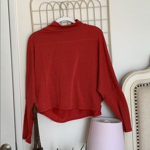 Cute new orange turtleneck